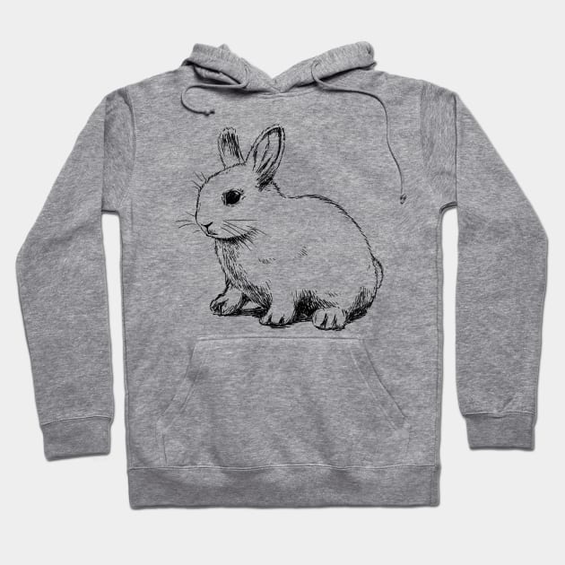 Bunny print hoodie new arrivals